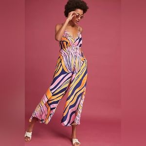 Anthropologie Maeve Finley Wide Leg Jumpsuit Pantsuit